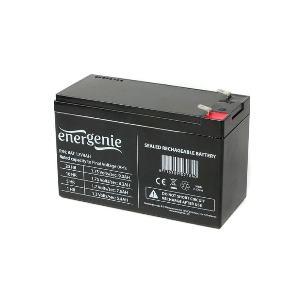 Аккумуляторная батарея EnerGenie 12V 9AH (BAT-12V9AH) AGM