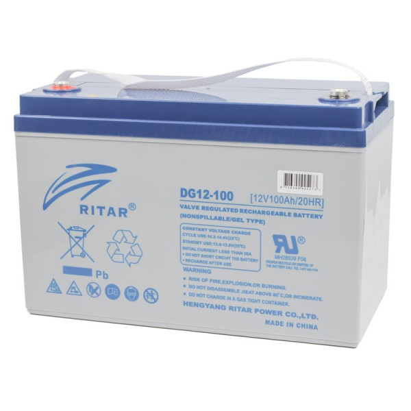 Аккумуляторная батарея Ritar 12V 100AH (DG12-100) GEL