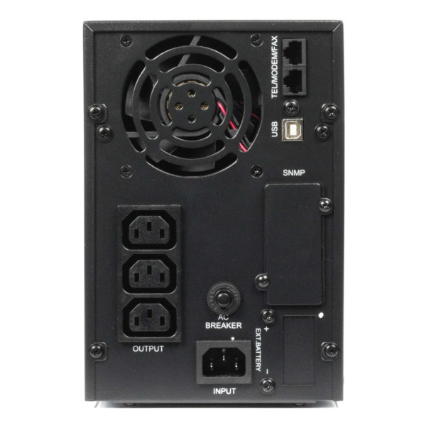 Джерело безперебійного живлення EnerGenie EG-UPS-PS2000-01 2000VA, Line Int., AVR, 3xIEC, метал