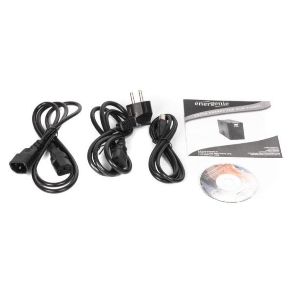 Джерело безперебійного живлення EnerGenie EG-UPS-PS2000-01 2000VA, Line Int., AVR, 3xIEC, метал