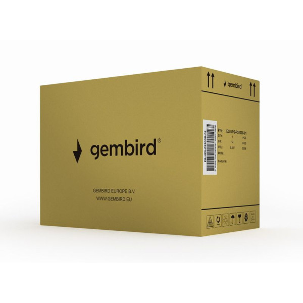 ИБП EnerGenie EG-UPS-PS3000-02 3000VA, Line Int., AVR, 3xIEC+3xSchuko, металл