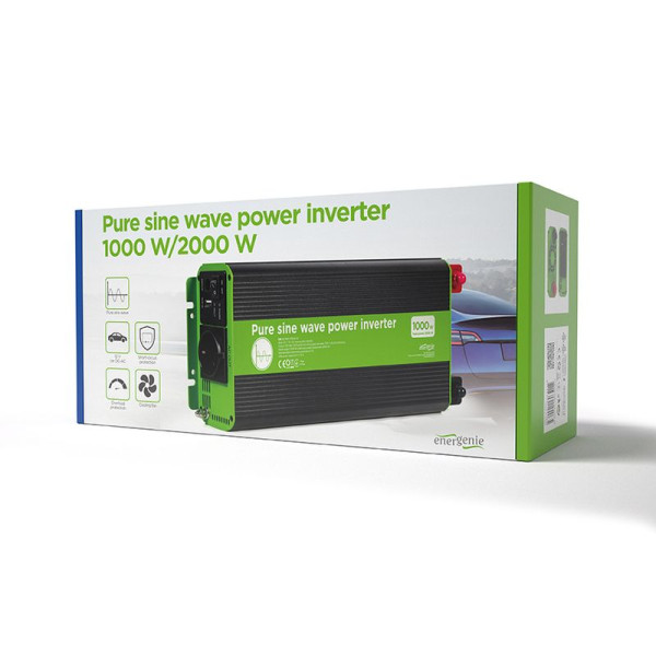 Инвертор напряжения EnerGenie EG-PWC-PS1000-01 1000W