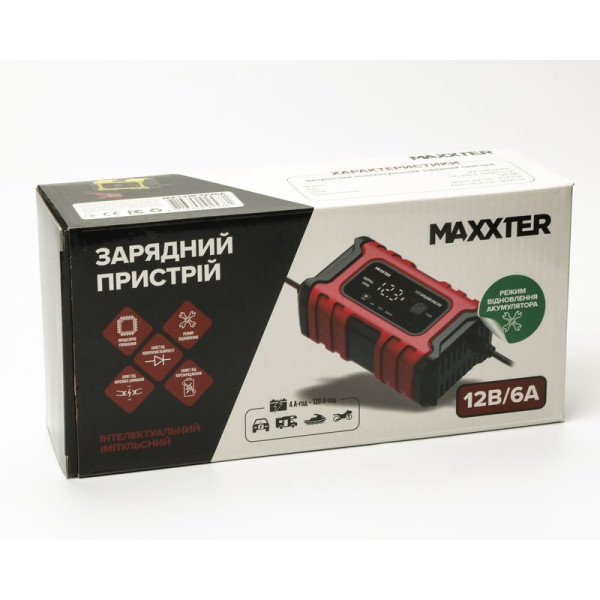 Зарядний пристрій Maxxter MX-CHR-12V6A