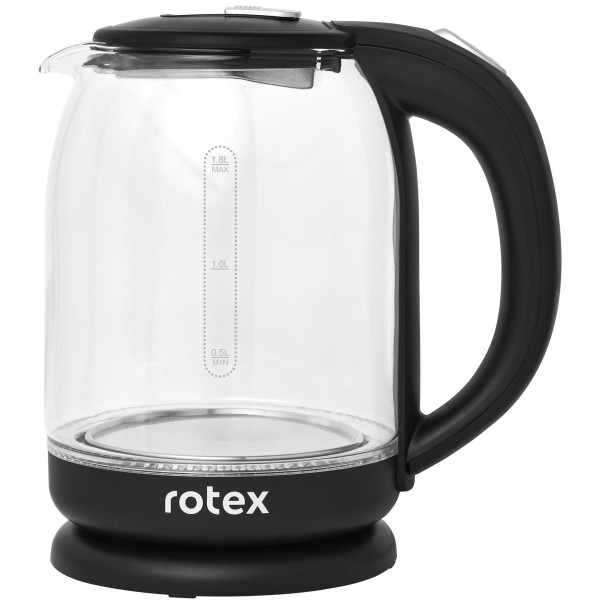 Електрочайник Rotex RKT90-G 1500&nbsp;Вт 1.8&nbsp;л  чорний