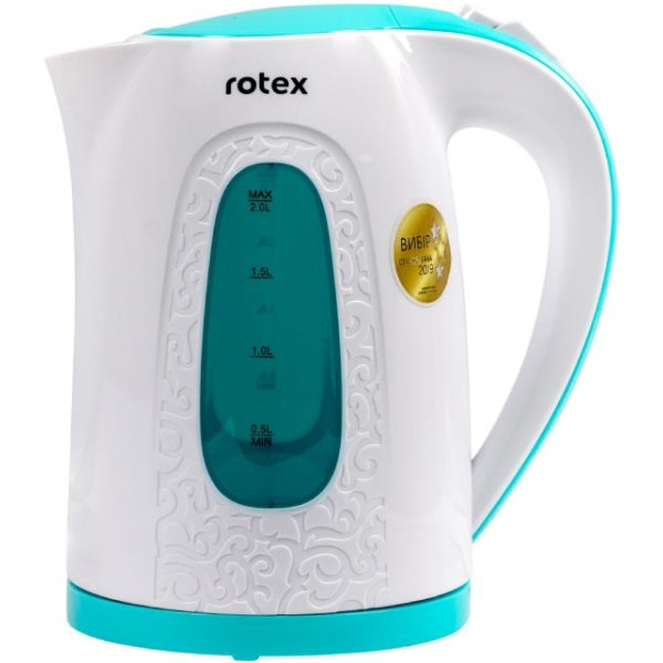 Електрочайник Rotex RKT64-XXL 2200&nbsp;Вт 2&nbsp;л  білий