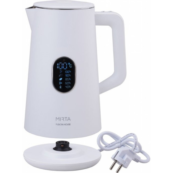 Електрочайник Mirta KT-1000W білий
