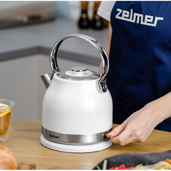 Электрочайник Zelmer ZCK7940 2200&nbsp;Вт 1.5&nbsp;л  белый
