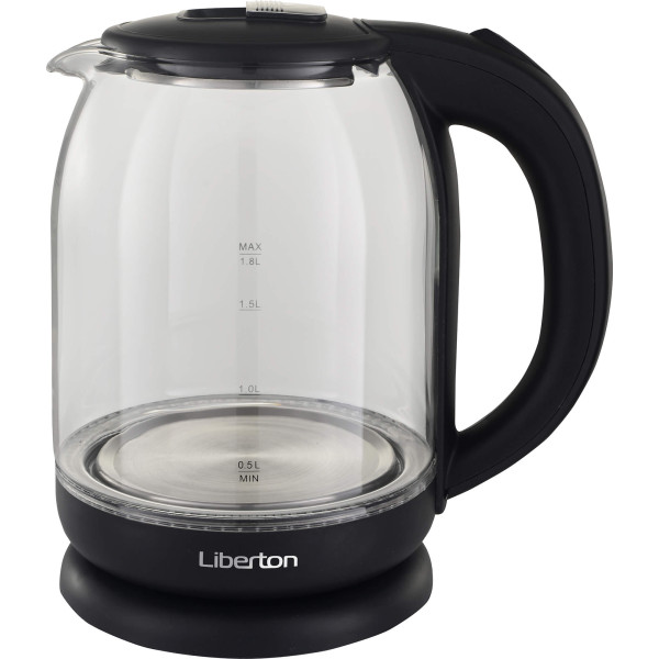 Електрочайник Liberton LEK-6808 1500&nbsp;Вт 1.8&nbsp;л  чорний (17053)