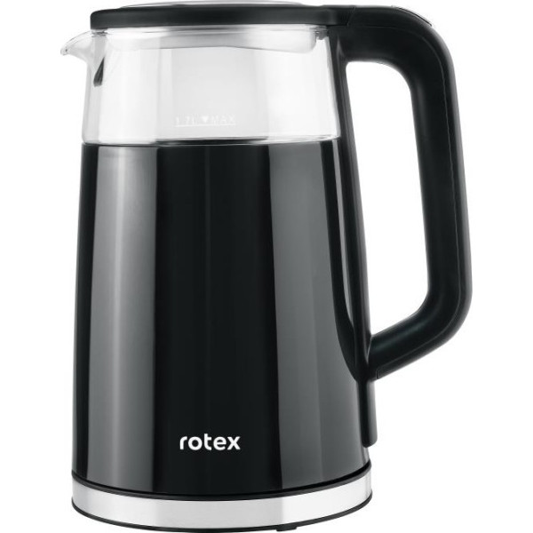 Електрочайник Rotex RKT86-GB Smart 2200&nbsp;Вт 1.7&nbsp;л  чорний