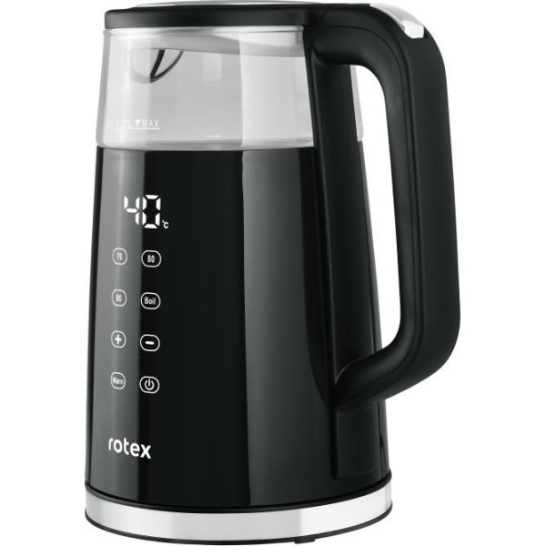 Електрочайник Rotex RKT86-GB Smart 2200&nbsp;Вт 1.7&nbsp;л  чорний