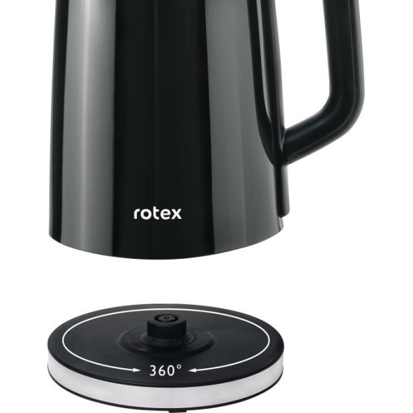 Електрочайник Rotex RKT86-GB Smart 2200&nbsp;Вт 1.7&nbsp;л  чорний