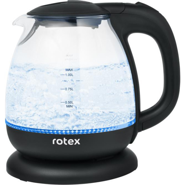 Електрочайник Rotex RKT80-B 1100&nbsp;Вт 1&nbsp;л  чорний