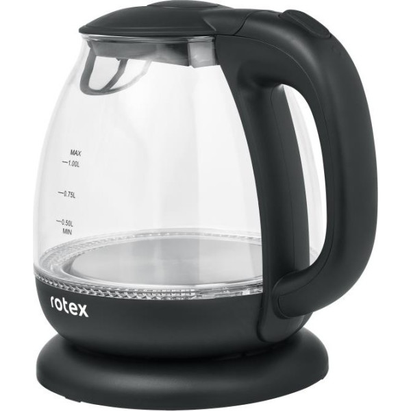 Електрочайник Rotex RKT80-B 1100&nbsp;Вт 1&nbsp;л  чорний
