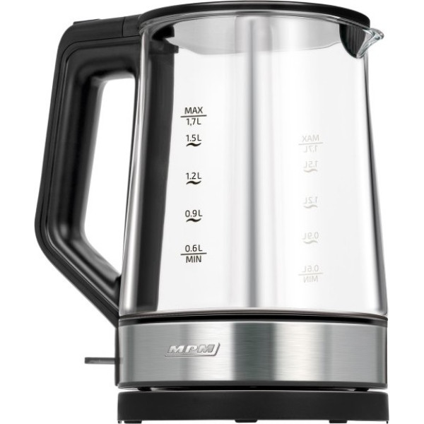 Електрочайник MPM MCZ-125 2200&nbsp;Вт 1.7&nbsp;л  хром