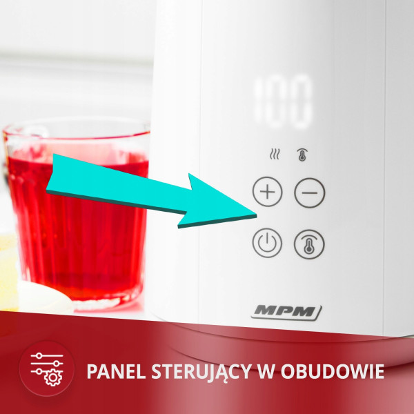 Електрочайник MPM MCZ-120 білий