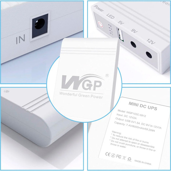 ДБЖ для роутера WGP WGP103C (16000mAh)