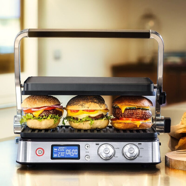 Контактний гриль Braun MultiGrill 9 Contact grill CG 9040 нержавіюча сталь