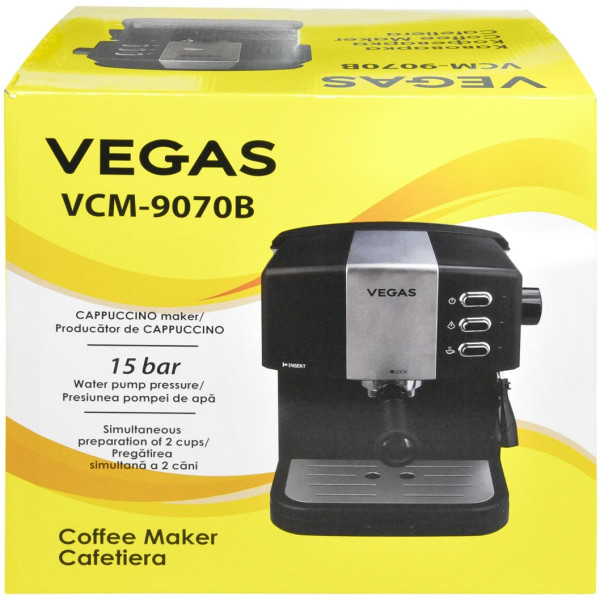 Кавоварка Vegas VCM-9070B чорний