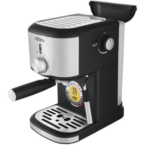 Кавоварка Rotex RCM650-S Good Espresso нержавіюча сталь