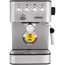 Кавоварка Rotex RCM850-S Power Espresso нержавіюча сталь