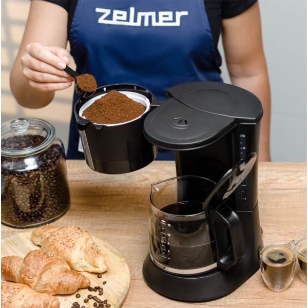 Кофеварка Zelmer ZCM1200 нержавейка