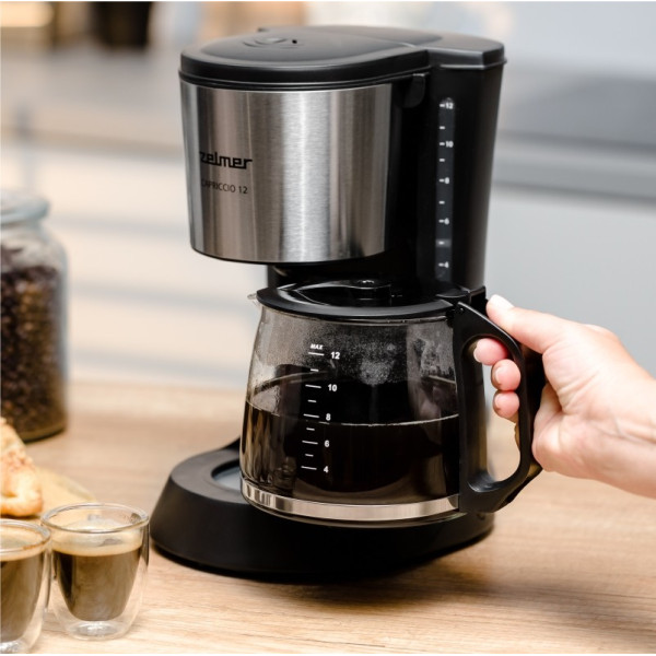 Кофеварка Zelmer ZCM1200 нержавейка