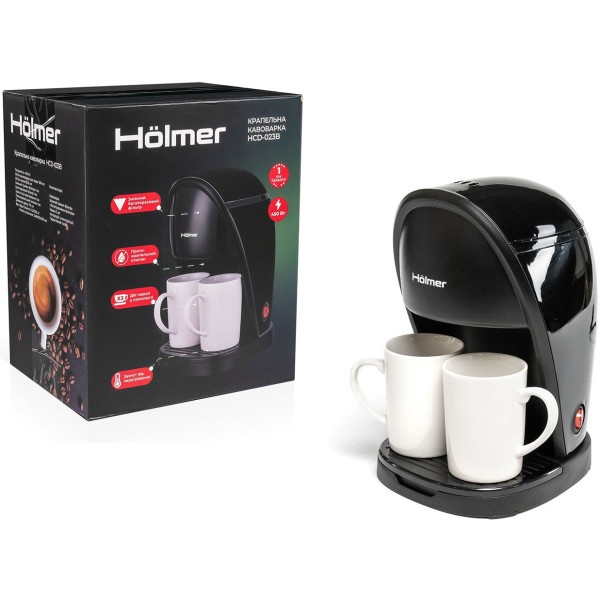 Кавоварка HOLMER HCD-023B чорний