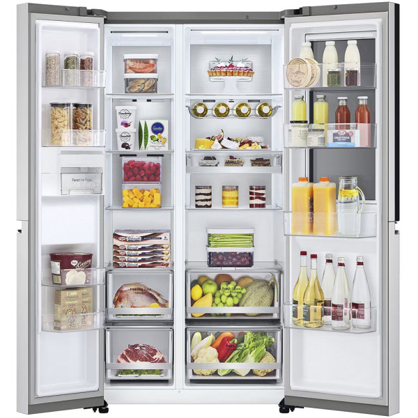 Холодильник LG GC-Q257CAFV нержавіюча сталь