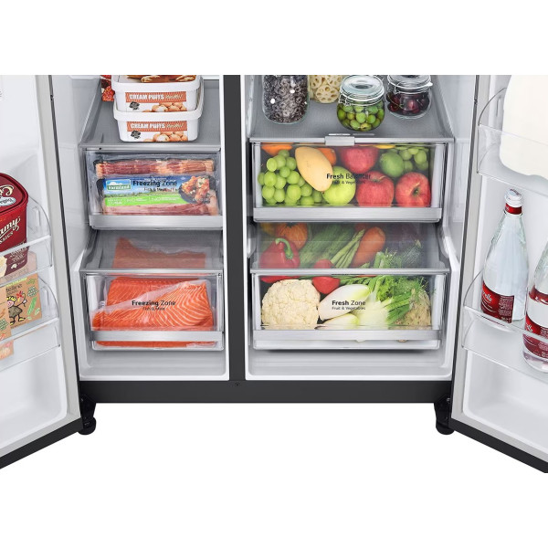 Холодильник LG GC-Q257CBFV графіт