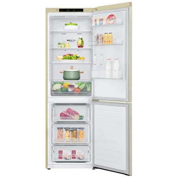 Холодильник LG GC-B459SECL бежевий