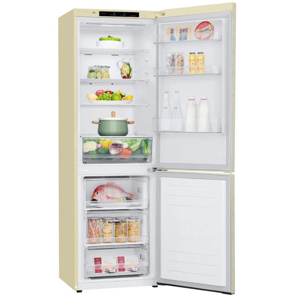 Холодильник LG GC-B459SECL бежевий
