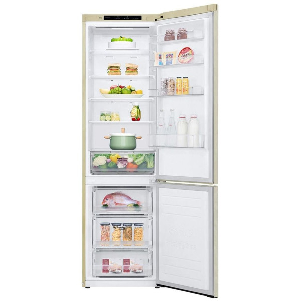 Холодильник LG GC-B509SECL бежевый