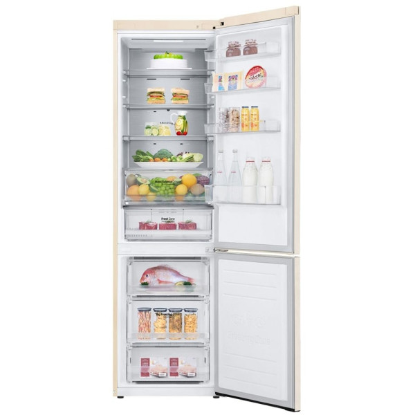 Холодильник LG GC-B509SESM бежевий