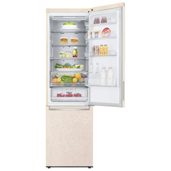Холодильник LG GC-B509SESM бежевий