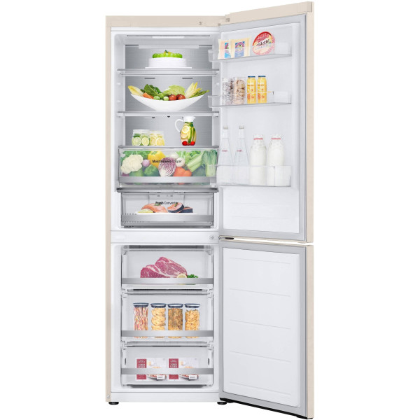 Холодильник LG GC-B459FEPW бежевий