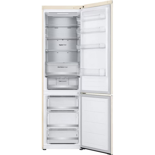 Холодильник LG GC-B509FEPW бежевий