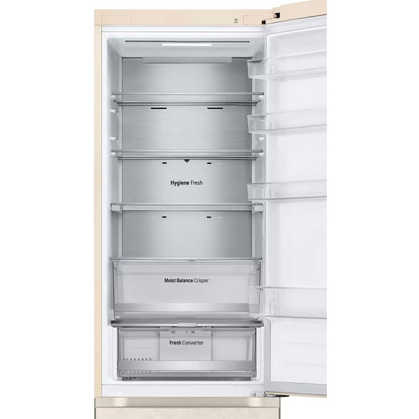 Холодильник LG GC-B509FEPW бежевий