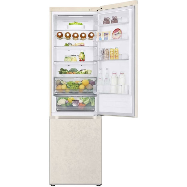 Холодильник LG GC-B509FEMW бежевий