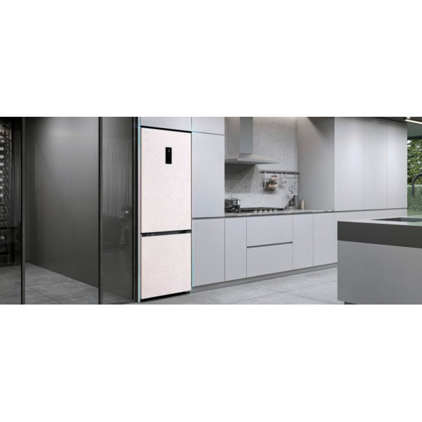 Холодильник LG GC-B509EEKM бежевый