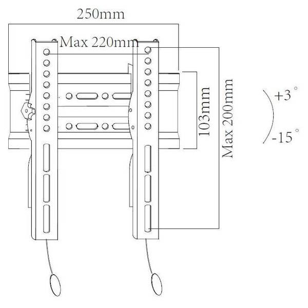 Настінне кріплення X-Digital STEEL ST215