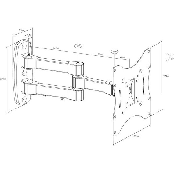 Настінне кріплення X-Digital STEEL SA245