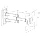 Настінне кріплення X-Digital STEEL SA245