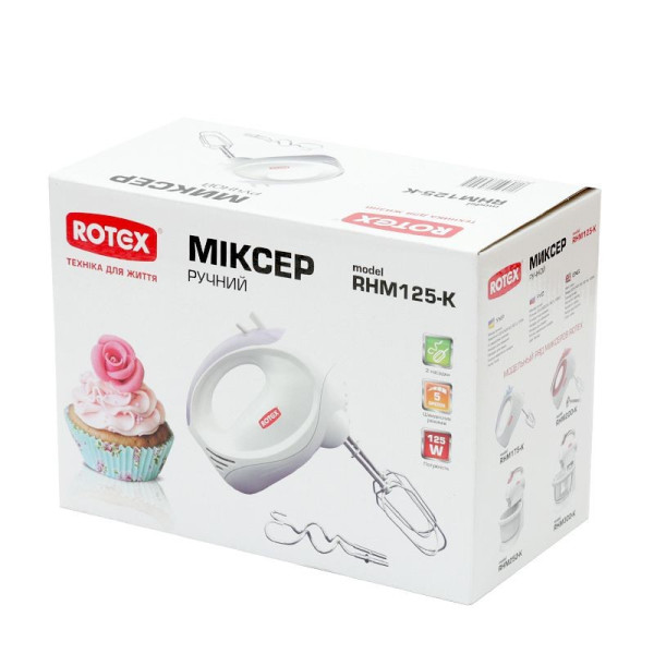 Міксер Rotex RHM 125-K білий