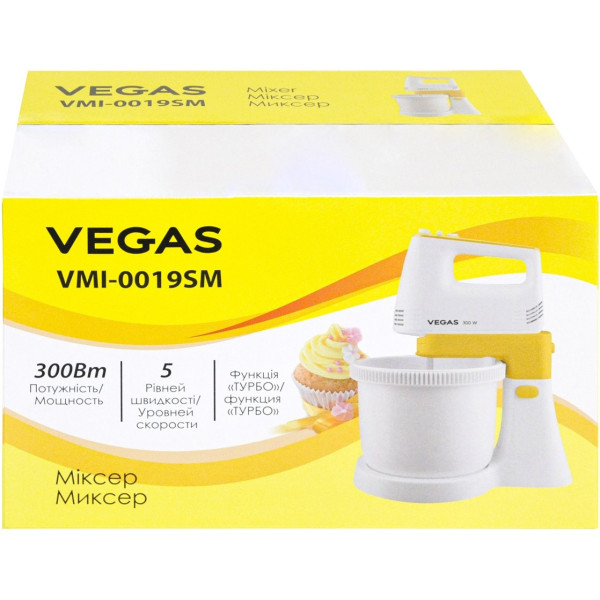 Міксер Vegas VMI-0019SM білий