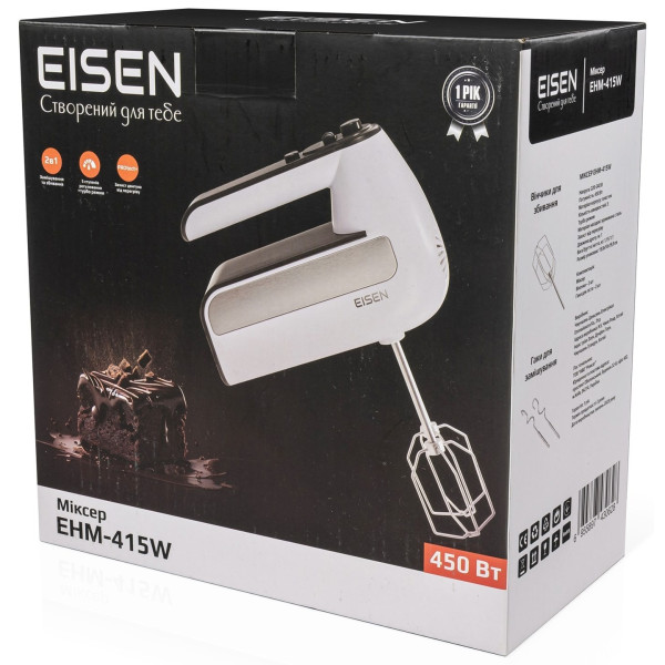 Міксер Eisen EHM-415W білий