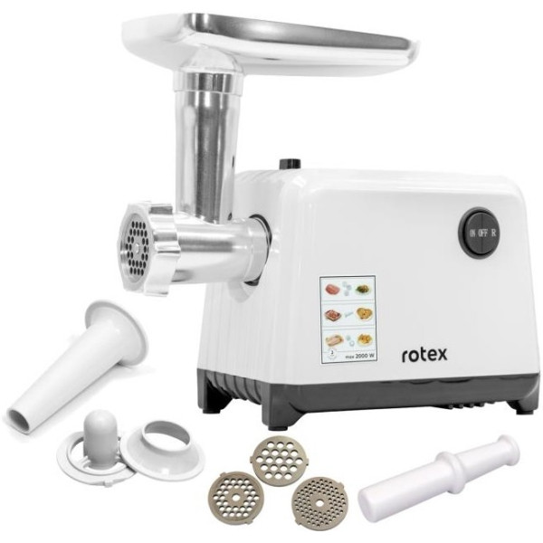 М'ясорубка Rotex RMG200 білий