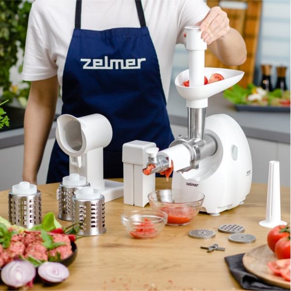 М'ясорубка Zelmer ZMM 4055B білий
