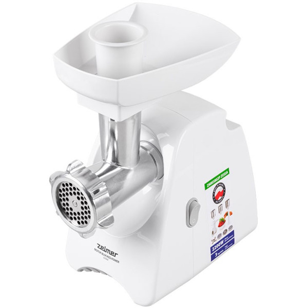 М'ясорубка Zelmer ZMM 5801P білий