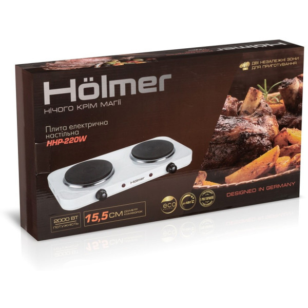 Плита HOLMER HHP-220W білий