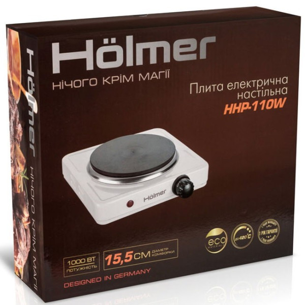 Плита HOLMER HHP-110W білий